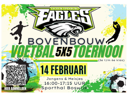 Voetbal toernooi 5x5 bovenbouw